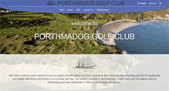 Desktop Screenshot of porthmadog-golf-club.co.uk