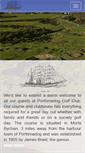 Mobile Screenshot of porthmadog-golf-club.co.uk